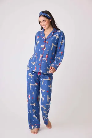 PJ Salvage Set-Dark Denim - Paws and Enjoy Life