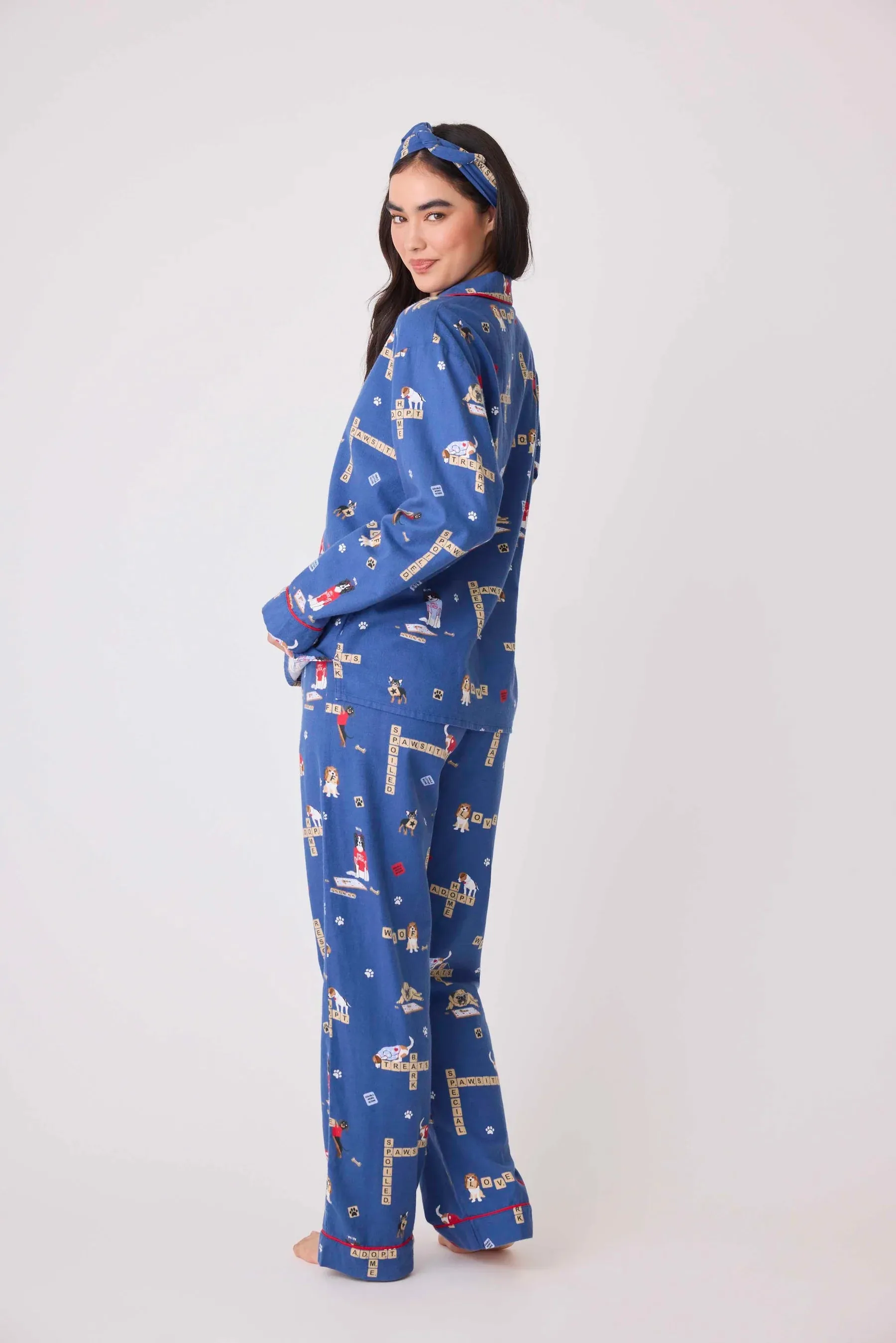 PJ Salvage Set-Dark Denim - Paws and Enjoy Life