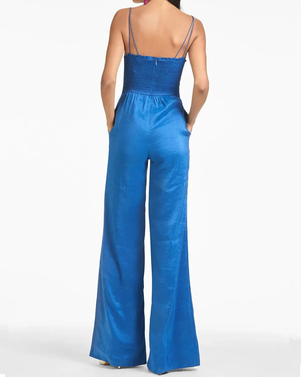 Royal Blue Wide Leg Arden Jumpsuit