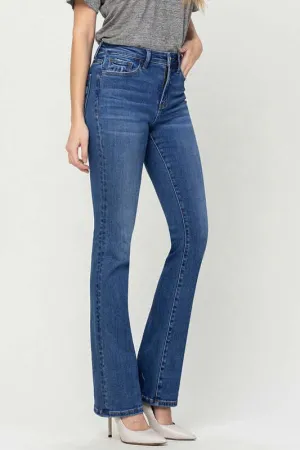 Shining Blue High Rise Bootcut Jeans