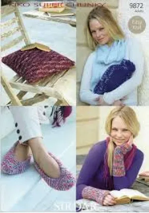 Sirdar Kiko Super Chunky Yarn Knitting Pattern Leaflets