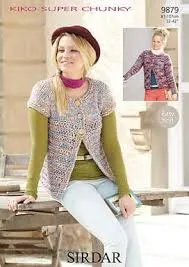 Sirdar Kiko Super Chunky Yarn Knitting Pattern Leaflets