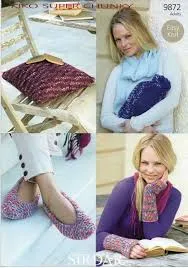 Sirdar Kiko Super Chunky Yarn Knitting Pattern Leaflets