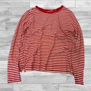 Striped Top Long Sleeve Basic Loft, Size M