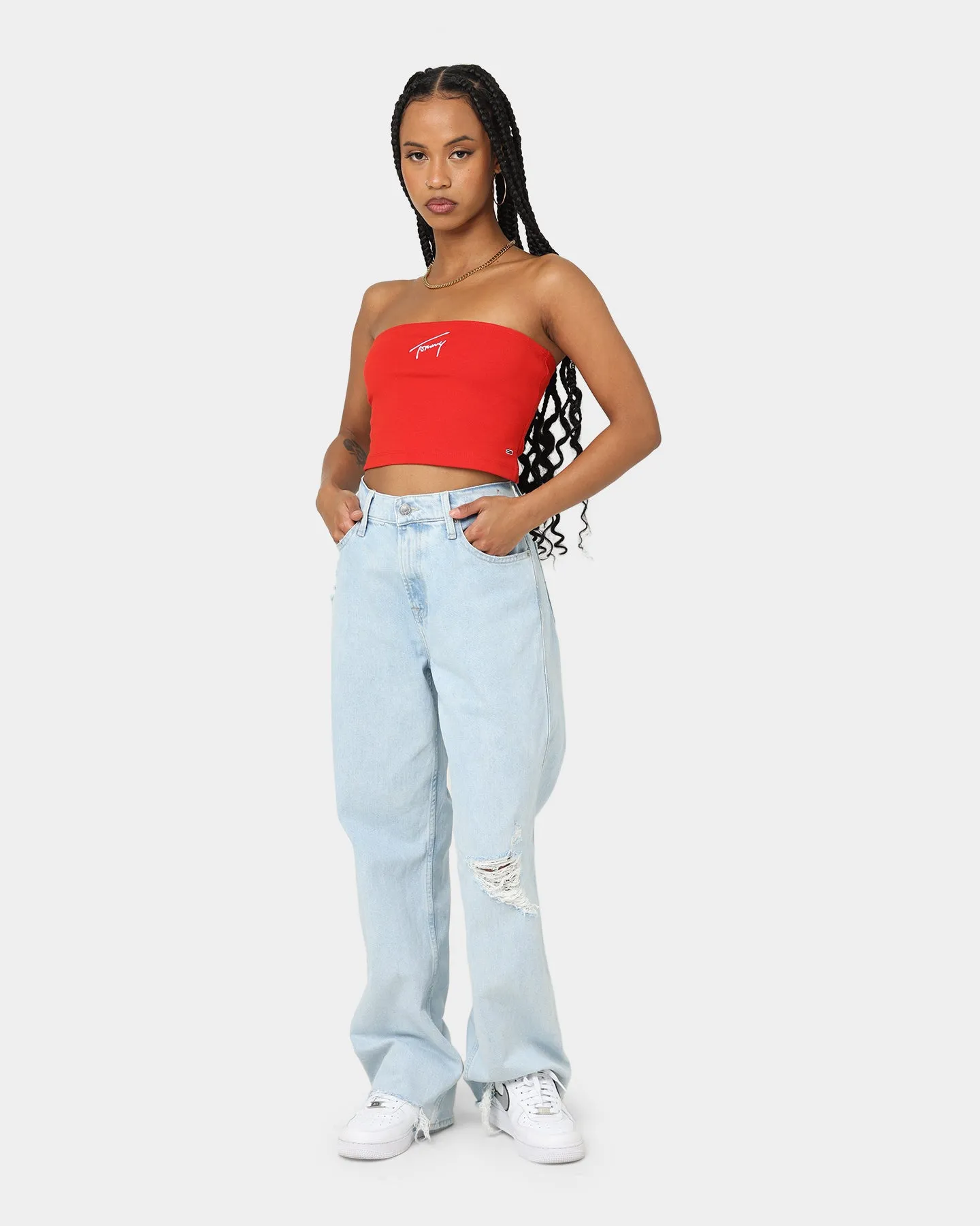 Tommy Jeans Women's BF7013 Betsy Mr Loose Jeans Denim Light