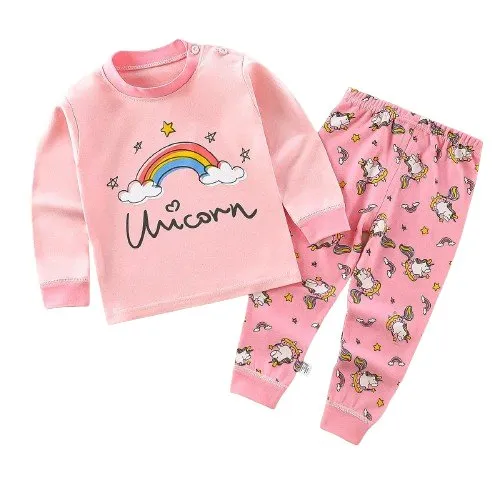 Whimsical Winks: Cartoon-Themed Sleep Sets Girls