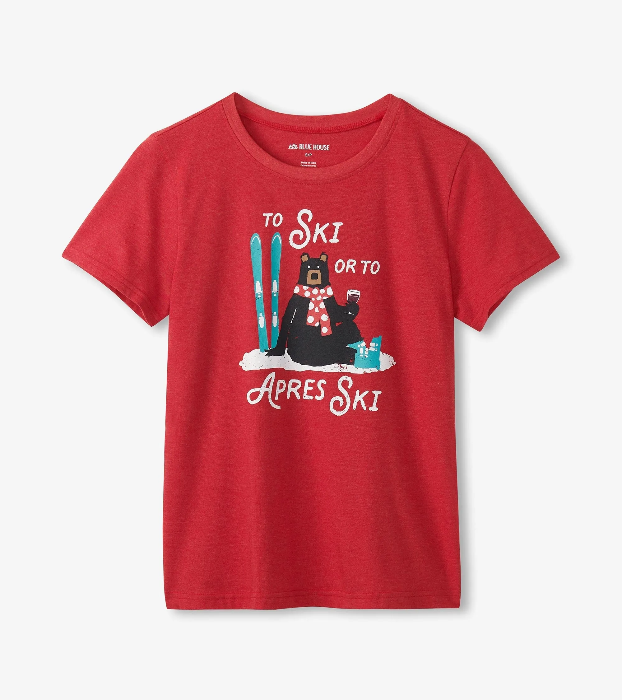 Women's To Ski Or To Apres Ski Pajama Tee