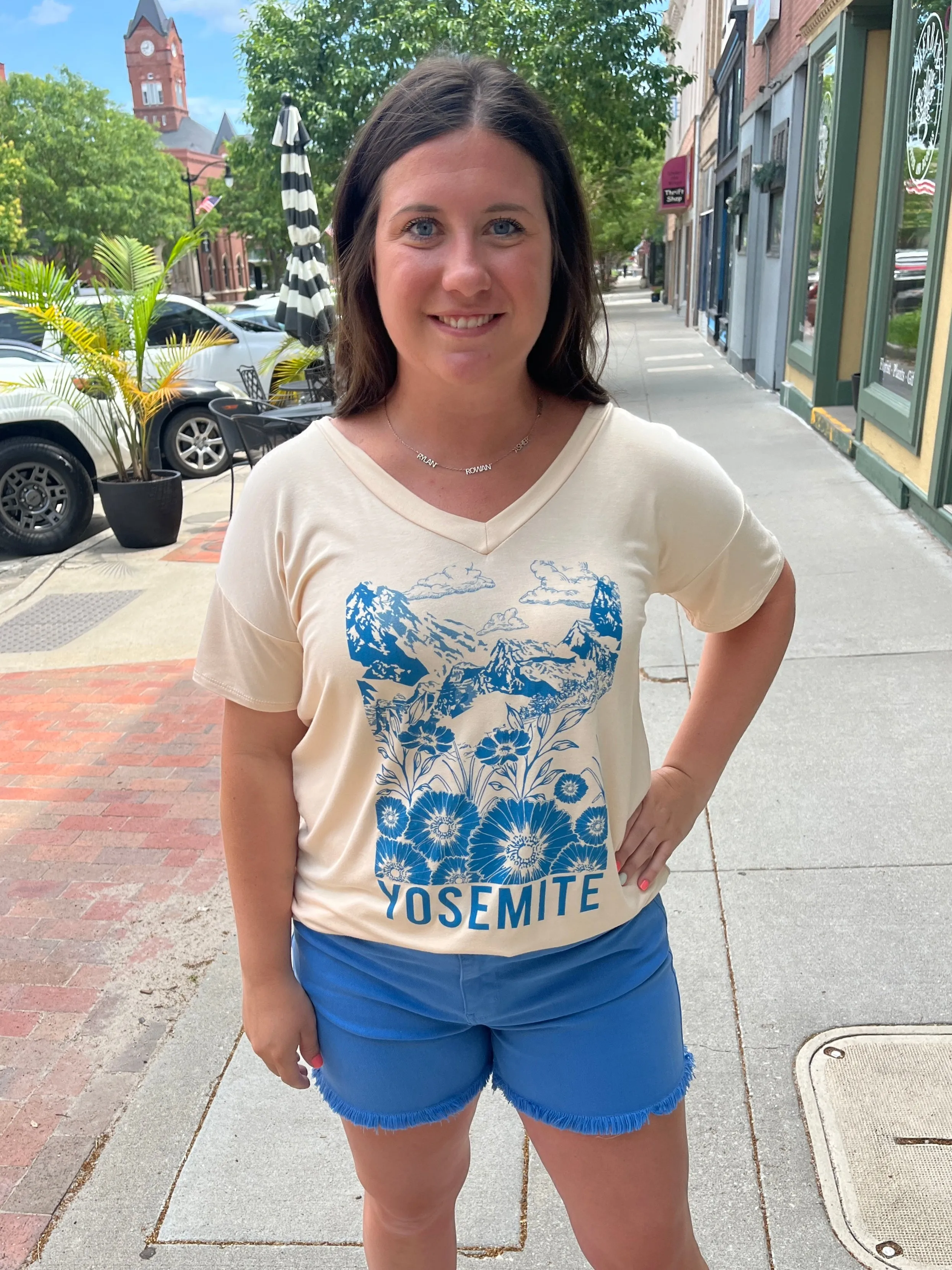Yosemite V-Neck Tee