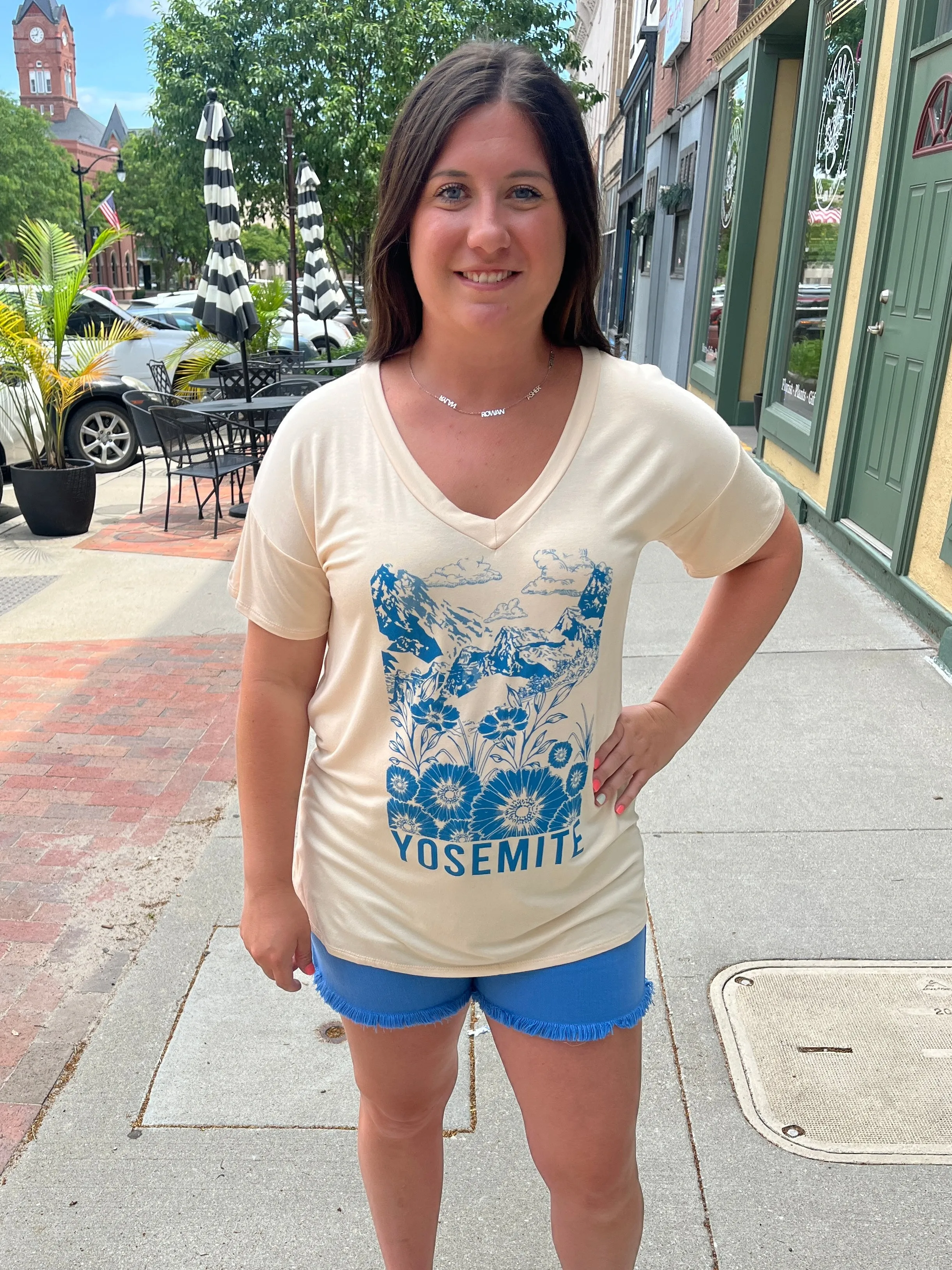 Yosemite V-Neck Tee