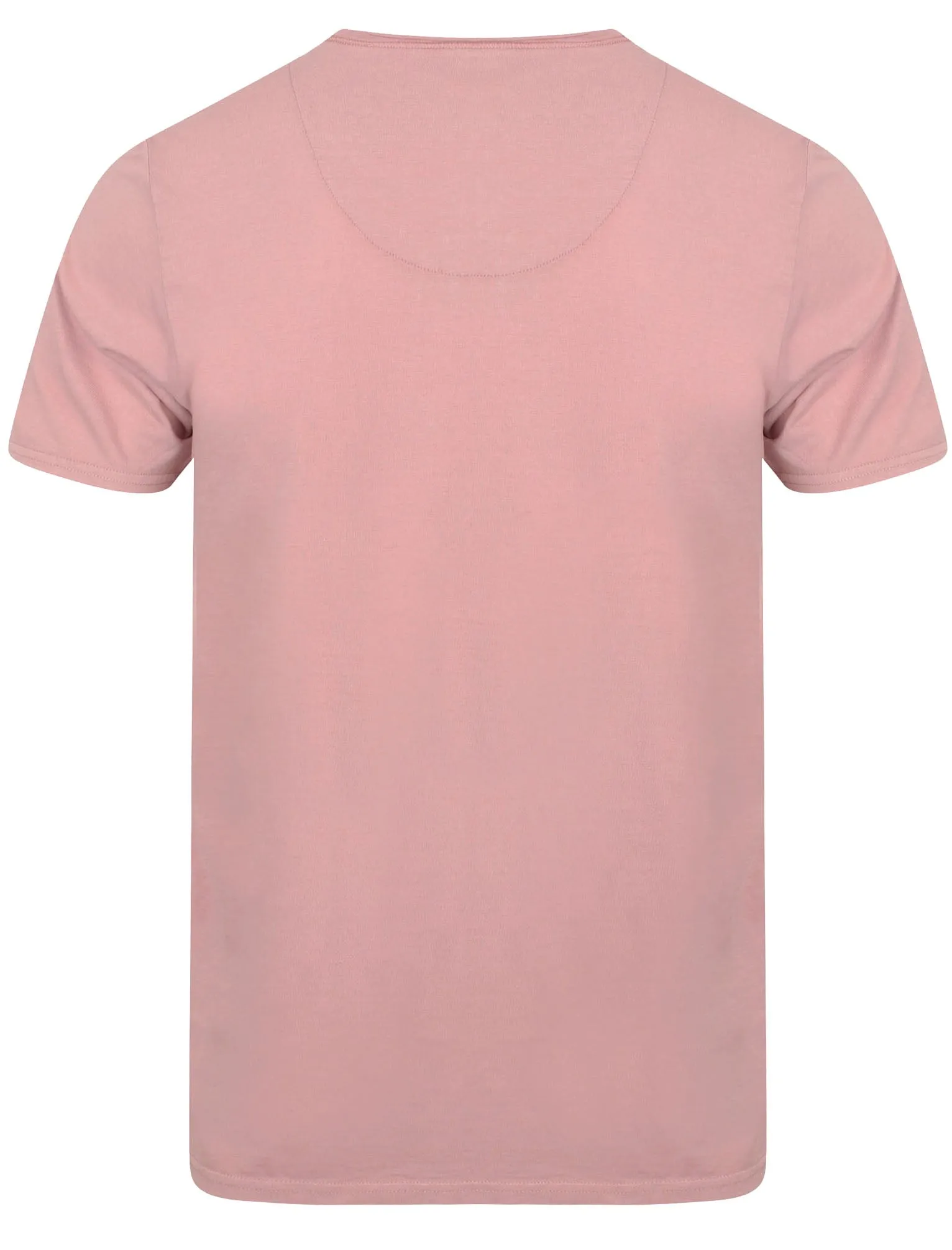 Zac Crew Neck Cotton T-Shirt with Pocket In Light Pink - Tokyo Laundry